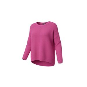 Free For All Sweater Womens XL Pink Waffle Knit High Low Pullover 1313